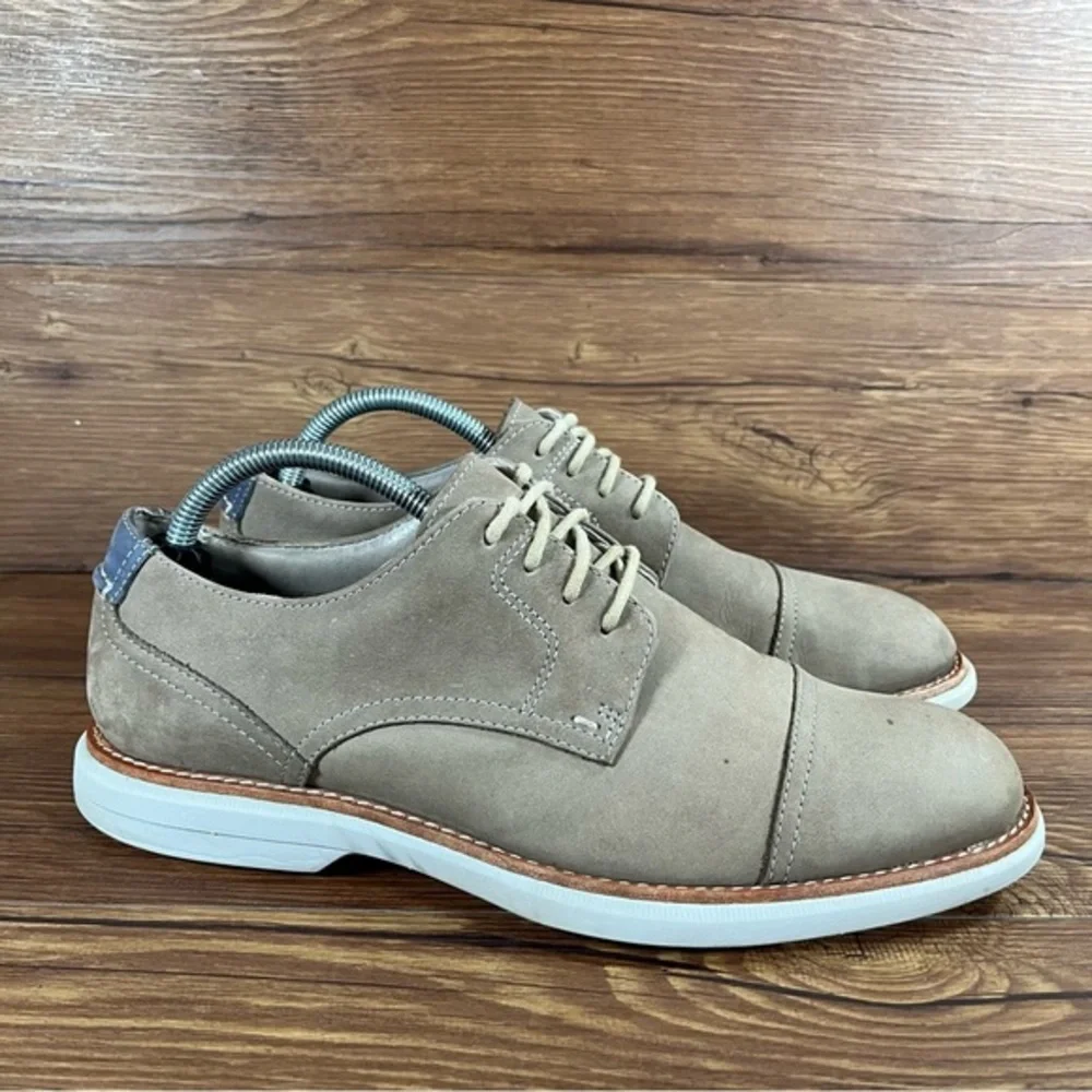 Sperry Gold Cup Tan Leather Cap Toe Oxfords Men’s Size 8.5